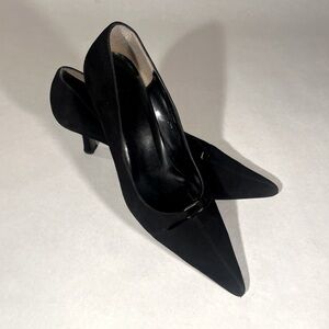Cause & Effect Adrea Black Suede Heels